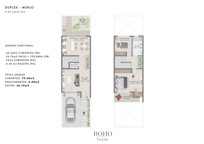 9 de Julio y Almirante Brown, Merlo, Merlo, 2 Habitaciones Habitaciones, ,2 BathroomsBathrooms,Duplex,En Venta,Boho House,9 de Julio y Almirante Brown,1319